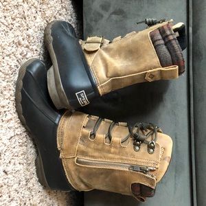 Sperry Duck Boots.